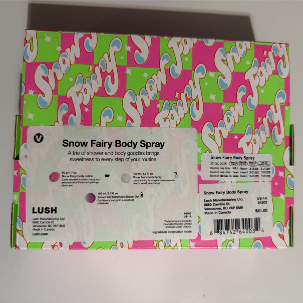 Snow Fairy Body Spray Gift Set - Picture 2 of 6